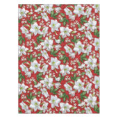 Amaryllis & Holly Rode Kerstmis Tafelkleed (Voorkant)