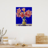 Amaryllis in een jug 2007 poster (Keuken)
