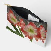 Amaryllis in Snow Red Holiday Winter Floral Etui (Open)