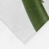 Amaryllis in Snow Red Holiday Winter Floral Fleece Deken (Hoek)