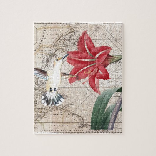 Amaryllis Mao Hummer Legpuzzel (Verticaal)