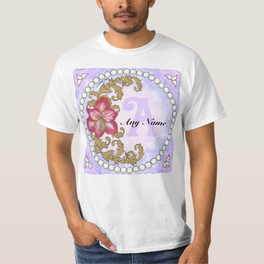 Amaryllis Monogram t-shirt (Voorkant)