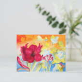 Amaryllis Morning Glories Briefkaart (Staand voorkant)