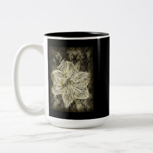 Amaryllis Old Time Sketch Moederdag Tweekleurige Koffiemok