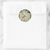Amaryllis Old Time Sketch Ronde Sticker (Tas)