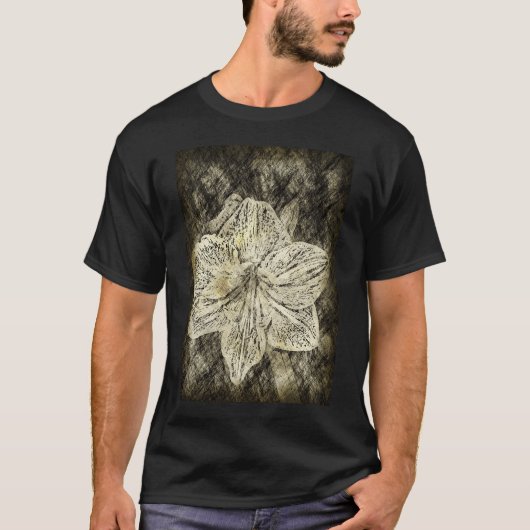 Amaryllis Old Time Sketch T-shirt (Voorkant)