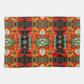 Amaryllis Pattern Kitchen Towels Theedoek (Horizontaal)
