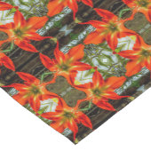 Amaryllis Pattern Table Runner Korte Tafelloper (Hoek)