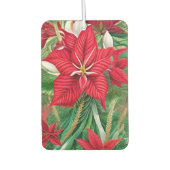 Amaryllis Poinsettia Hybrid AI Art Luchtverfrisser (Voorkant)