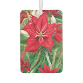 Amaryllis Poinsettia Hybrid AI Art Luchtverfrisser (Achterkant)