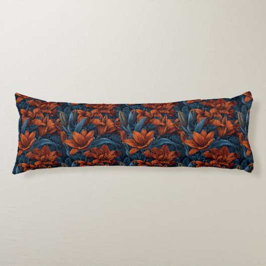 Amaryllis Print Woonkamer Decor Moderne Nexk Lichaamskussen (Voorkant)