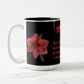 Amaryllis Proverbs 31:31 Tweekleurige Koffiemok (Links)