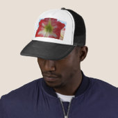 Amaryllis rood en wit MegaStar Trucker Pet (In situ)