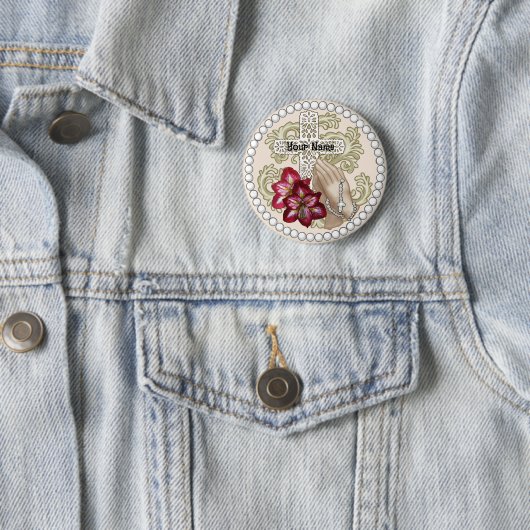 Amaryllis Rosary Ronde Button 5,7 Cm (In situ)