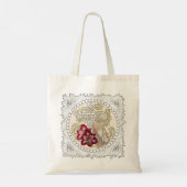 Amaryllis Rosary Tote Bag (Achterkant)