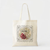 Amaryllis Rosary Tote Bag (Voorkant)