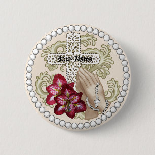 Amaryllis Rozenkrans Ronde Button 5,7 Cm