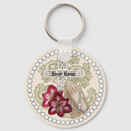 Amaryllis Rozenkrans Sleutelhanger