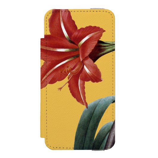 Amaryllis Striped Incipio iPhone Portemonnee Hoesje (Voorkant Agenda)