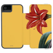 Amaryllis Striped Incipio iPhone Portemonnee Hoesje (Agenda Open)