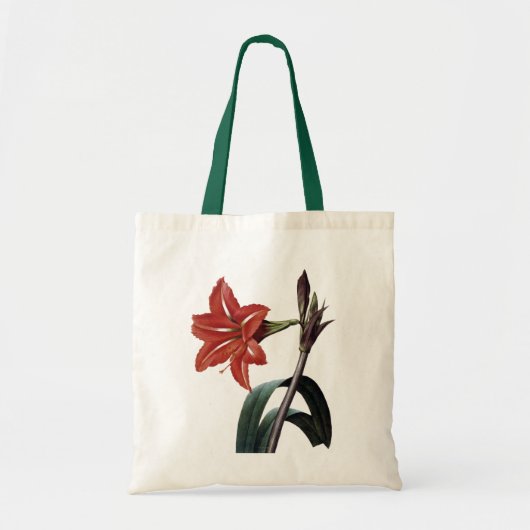 Amaryllis Striped Tote Bag (Voorkant)