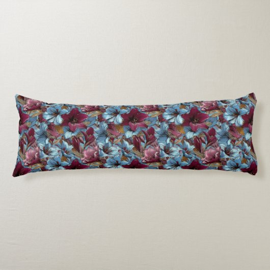 Amaryllis Textuur Interieur Decor Retro Wig Lichaamskussen (Voorkant)