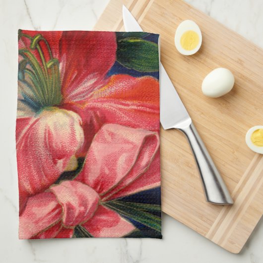 Amaryllis Theedoek (Quarter Fold)