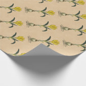 Amaryllis Tulip Botanische tuinklep Cadeaupapier (Hoek)