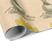 Amaryllis Tulip Botanische tuinklep Cadeaupapier (Rol Hoek)