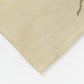 Amaryllis Tulip Botanische tuinklep Fleece Deken (Hoek)