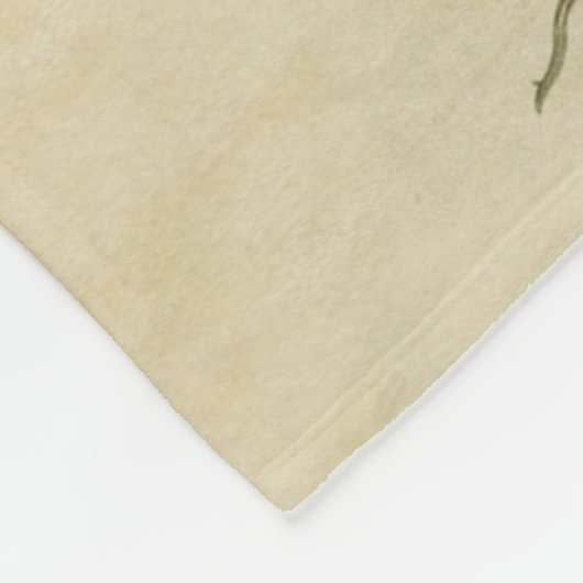 Amaryllis Tulip Botanische tuinklep Fleece Deken (Hoek)