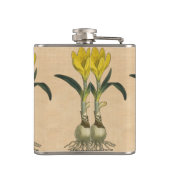 Amaryllis Tulip Botanische tuinklep Heupfles (Achterkant)