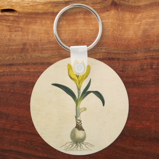 Amaryllis Tulip Botanische tuinklep Sleutelhanger (Voorkant)