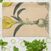 Amaryllis Tulip Botanische tuinklep Theedoek (Gevouwen)