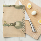 Amaryllis Tulip Botanische tuinklep Theedoek (Quarter Fold)