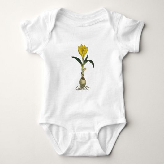 Amaryllis Tulp Botanische Tuin Bloem Romper (Voorkant)
