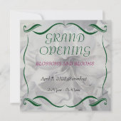AMARYLLIS WATERVERF FLOWER GRAND OPENEN INVITE KAART (Voorkant)