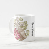 Amaryllis Wh Christelijk Kruis Koffiemok (Voorkant links)