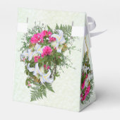 Amaryllis, Witte leugens en veerboten Bouquets Bedankdoosjes (Achterkant)