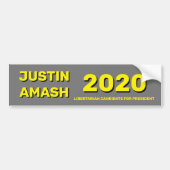 Amash 2020 bumpersticker (Voorkant)