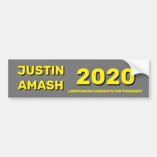 Amash 2020 bumpersticker