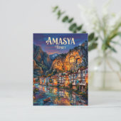 Amasya Turkije Briefkaart (Staand voorkant)