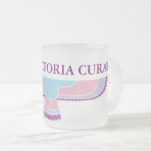 Amat Victoria Curam Matglas Koffiemok (Voorkant rechts)