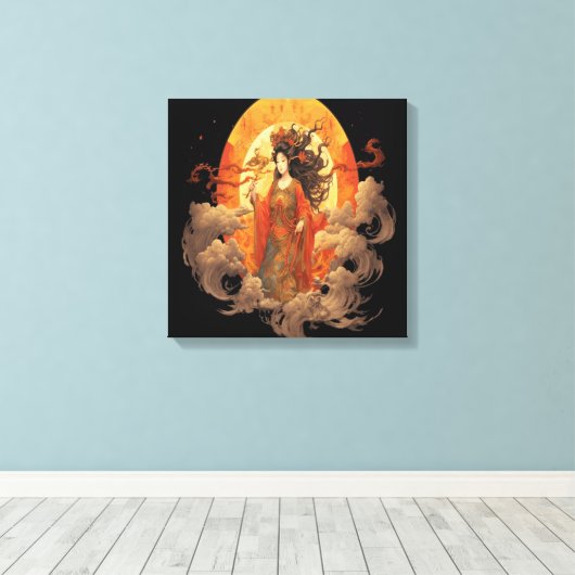 Amatasu Canvas Afdruk (Insitu (Houten vloer))