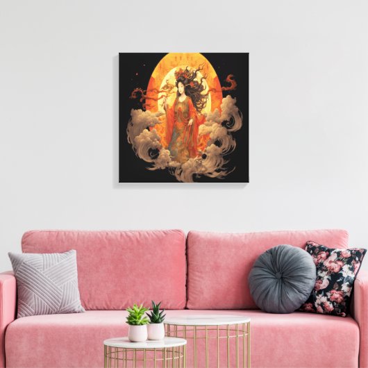 Amatasu Canvas Afdruk (Insitu (Woonkamer))