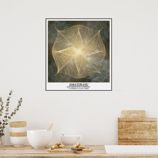 AMATERASU - JAPANESE SUN GODDESS POSTER (Keuken)