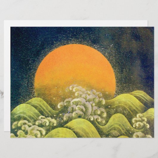 AMATERASU, SUN GODDESS, geel groen zwart (Voorkant / Achterkant)