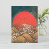 AMATERASU,SUN GODDESS,geel groen zwart rood goud Kaart (Staand voorkant)