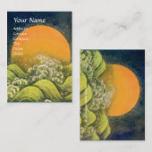 AMATERASU, SUN GODDESS, geel zwart Visitekaartje (Voorkant / Achterkant)