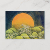 AMATERASU, SUN GODDESS, geel zwart Visitekaartje (Achterkant)